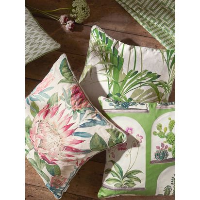 Sanderson Palmhouse Cushion Botanical | 50 x 50cm