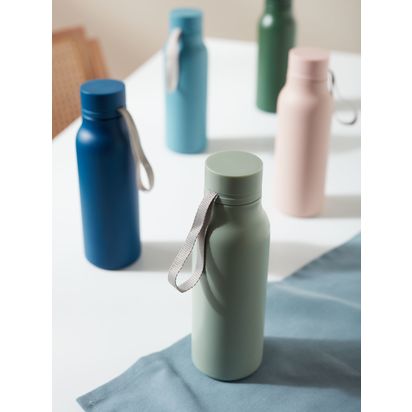 John Lewis Double Wall Stainless Steel Leak-Proof Drinks Bottle, 500ml Pink | H22 x W70 x D70cm