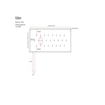 Koti Home Eden Upholstered Headboard, King Size Linen Look Beige | H114 x W153.8 x D5cm