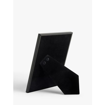 John Lewis Daya Photo Frame & Mount, Matt Black Black | H20.8 x W15.6 x D1.6cm