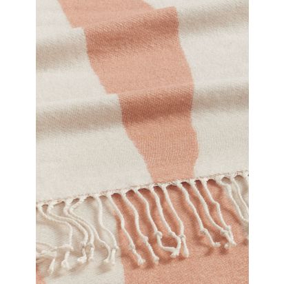 John Lewis ANYDAY Drift Throw Tuscan Clay | L200 x W150cm