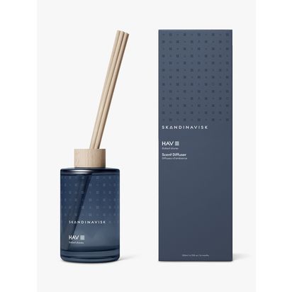 SKANDINAVISK Hav Reed Diffuser, 200ml Blue | H12.3 x Dia.6.6cm
