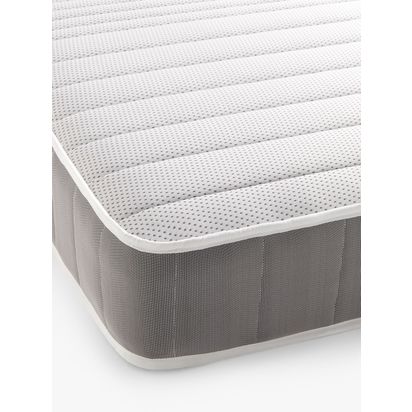 John Lewis Pocket Spring Mattress, Regular Tension, King Size White | D20 x L200 x W150cm