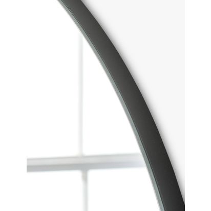 Yearn Delicacy Arched Wood Frame Wall/Leaner Mirror Black | H150 x W60 x D2cm