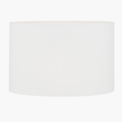 Mia 35cm Ivory Oval Cotton Mix Lampshade