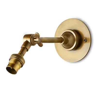 Mumford wall fitting in antique brass