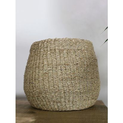 nkuku Noko Storage Basket, Small Natural | H27.5 x Dia.34cm