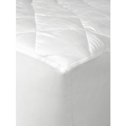 John Lewis Active Anti-Allergy with HeiQ Allergen Tech* Mattress Protector White | W200 x D180cm