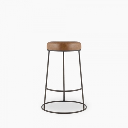 Austen Kitchen Stool, Vintage Tan & Rustic