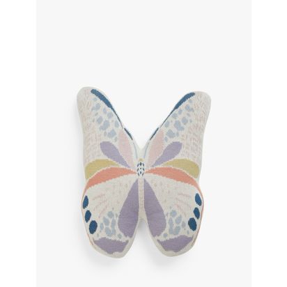 John Lewis Butterfly Shaped Cushion Multi | H3 x W30 x L45cm