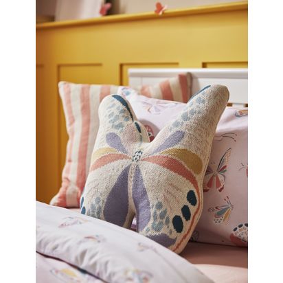 John Lewis Butterfly Shaped Cushion Multi | H3 x W30 x L45cm