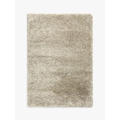 John Lewis Rhapsody Shaggy Rug Putty | L140 x W80cm