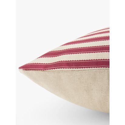 Sanderson Pinetum Stripe Cushion Mulberry | L45 x W45cm