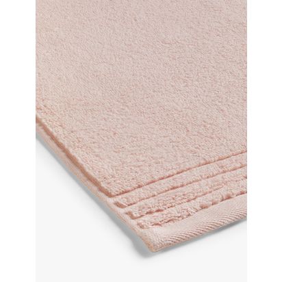 John Lewis Micro-Fresh Ultra Soft Cotton Towels Pale Pink | Bath Towel