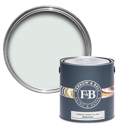 Farrow & Ball Cabbage White 750 ml Dead Flat No. 269