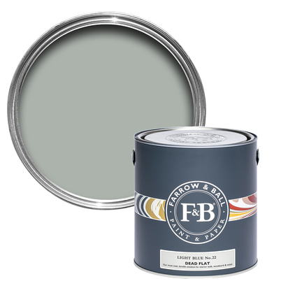 Farrow & Ball Light Blue 750 ml Dead Flat No. 22