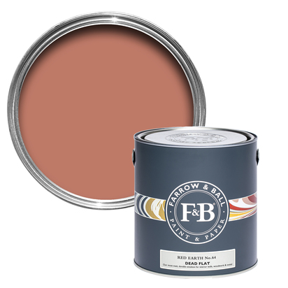Farrow & Ball Red Earth 5 L Dead Flat No. 64
