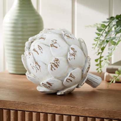 Distressed Artichoke Ornament