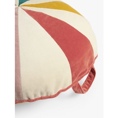 John Lewis Kids' Carnival Floor Cushion Multi | H20 x W80 x D80cm