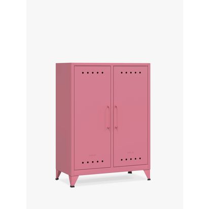 Bisley Fern Middle Sideboard Bisley Pink | H110 x W80 x D40cm