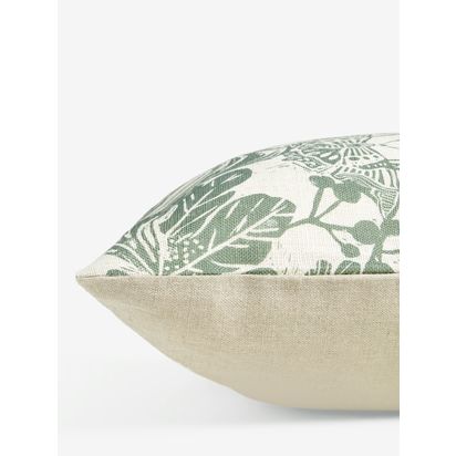 John Lewis Japonica Cushion Myrtle Green | H50 x W50cm