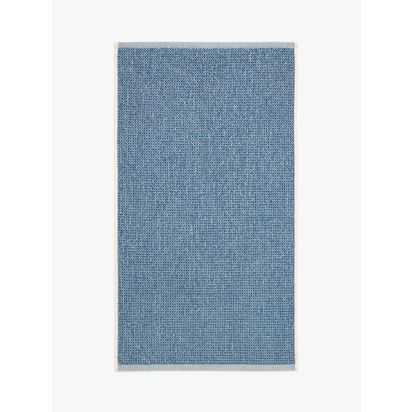 John Lewis Textured Towels Lake Blue | H90 x W50cm