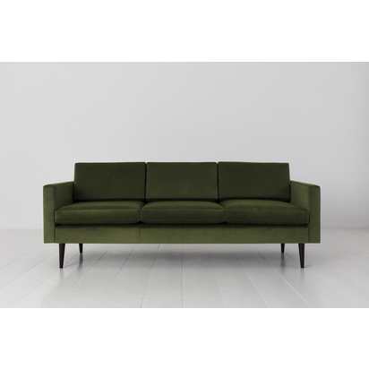 Model 01 3 Seater Sofa From Swyft | Green | Quick Delivery