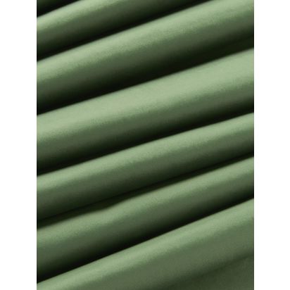 John Lewis Knitted Velvet Furnishing Fabric Myrtle Green | W143cm