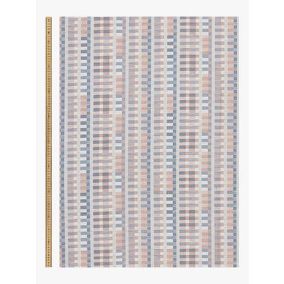 John Lewis Fion Furnishing Fabric French Blue | H20 x W20 x D140cm