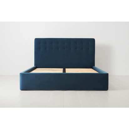 Bed 01 King Sized Bed From Swyft | Blue | Quick Delivery