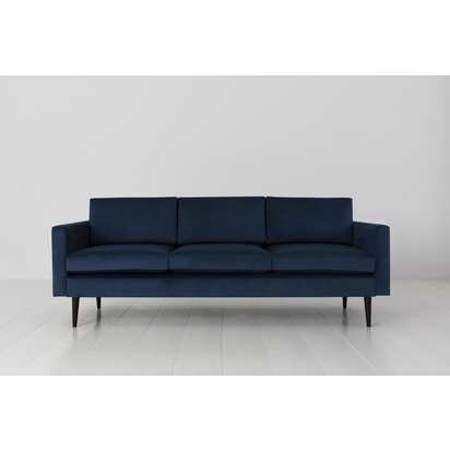 Model 01 3 Seater Sofa From Swyft | Navy Blue | Quick Delivery