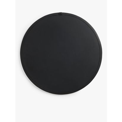 John Lewis Tortoiseshell Effect Round Wall Mirror, 60cm, Brown Brown | D1.5 x Dia.60cm