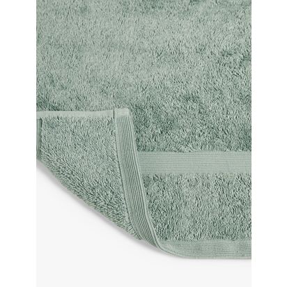John Lewis Egyptian Cotton Towels Sage | H2 x W50 x D90cm