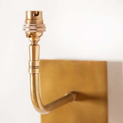 Stevie Wall Fitting in Antiqued Brass