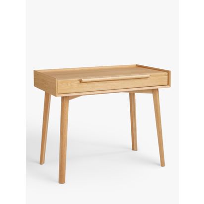 John Lewis Notch Desk Oak | H77.5 x W95 x D55cm