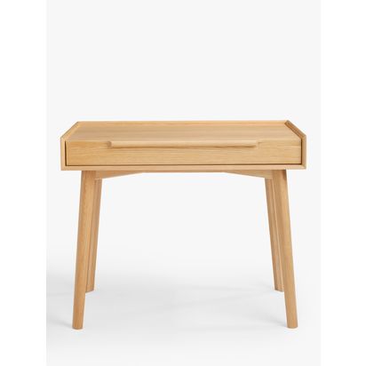 John Lewis Notch Desk Oak | H77.5 x W95 x D55cm