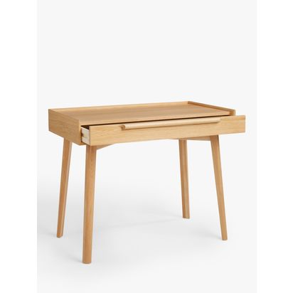 John Lewis Notch Desk Oak | H77.5 x W95 x D55cm