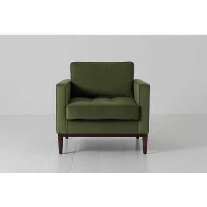 Model 02 Armchair From Swyft | Model 02 - Armchair Linen Natural | Quick Delivery