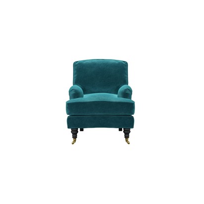 Bluebell Small Armchair in Neptune Smart Velvet