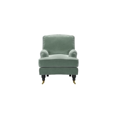 Bluebell Small Armchair in Sage Smart Velvet