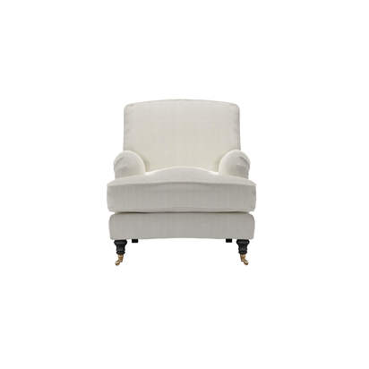 Bluebell Armchair in Clay House Herringbone Weave