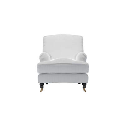 Bluebell Armchair in Pumice House Herringbone Weave