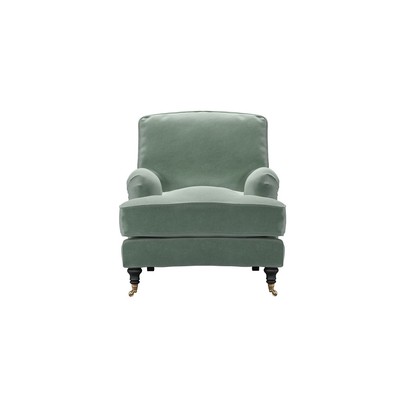 Bluebell Armchair in Sage Smart Velvet