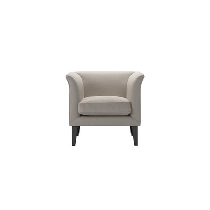 Fingal Armchair in Stone Brushed Linen Cotton