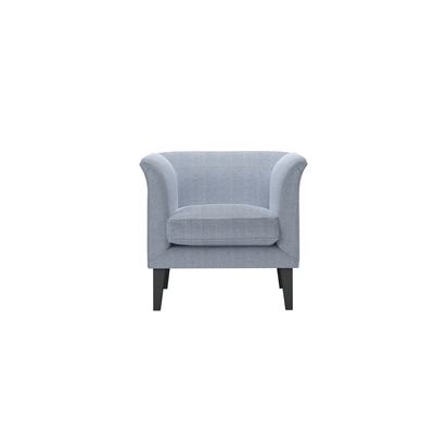 Fingal Armchair in Uniform House Herringbone Weave