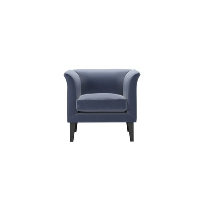 Fingal Armchair in Sapphire Smart Velvet