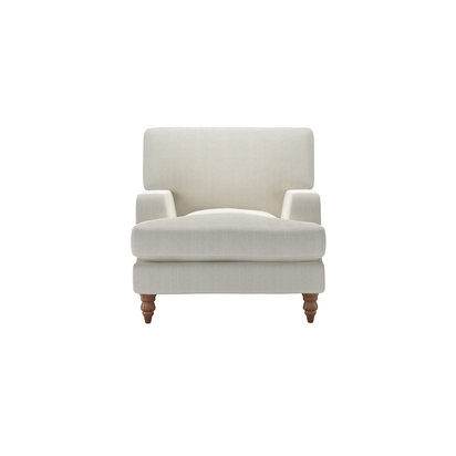 Isla Armchair in Clay House Herringbone Weave
