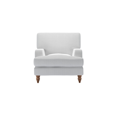 Isla Armchair in Pumice House Herringbone Weave