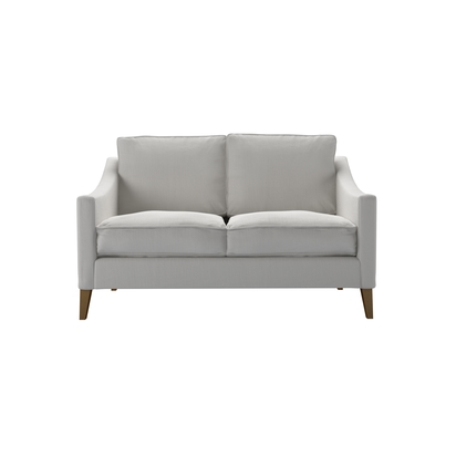 Iggy 2 Seat Sofa in Alabaster Brushed Linen Cotton
