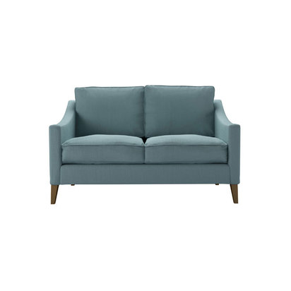 Iggy 2 Seat Sofa in Lagoon Brushed Linen Cotton